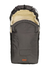 Чувалче За Детска Количка – Графитена Вълна (95X40) --- BebeMama