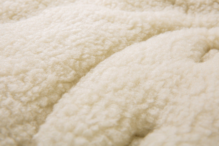 Чувалче За Детска Количка – Графитена Вълна (95X40) --- BebeMama