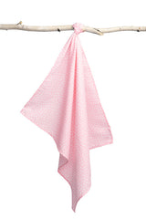 Муселинова Пелена 70X80 - Розови Сърца --- BebeMama