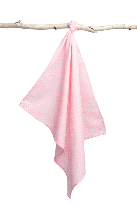 Муселинова Пелена 70X80 - Розови Сърца --- BebeMama