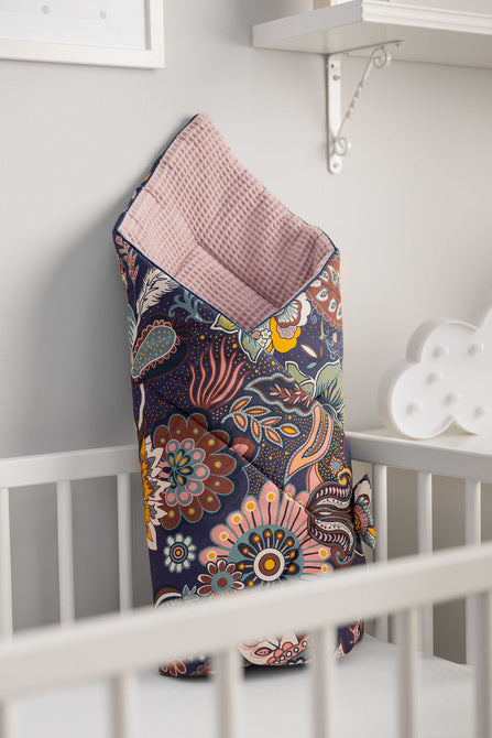 Пелена 75X75 - Boho Dusty Rose --- BebeMama