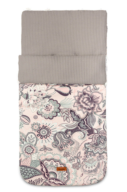 Водоустойчива Пелена India Graphite За Количка 50X100 --- BebeMama