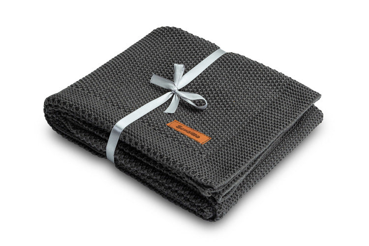 Плетено Одеяло – Графит 100X80 --- BebeMama