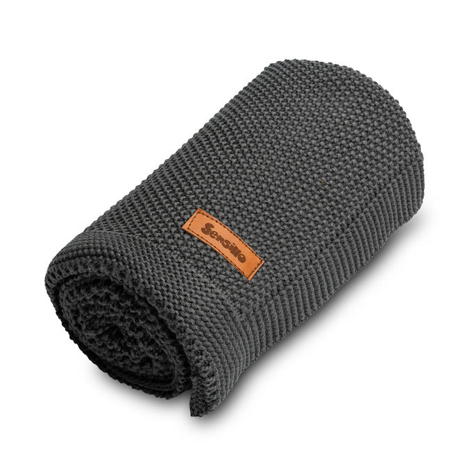 Плетено Одеяло – Графит 100X80 --- BebeMama