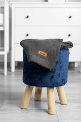 Плетено Одеяло – Графит 100X80 --- BebeMama