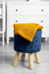 Плетено Одеяло – Горчица 100X80 --- BebeMama