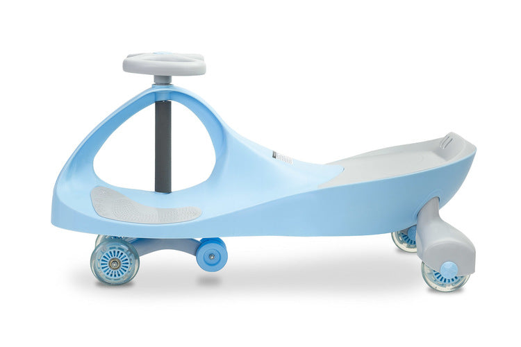 Детска Количка За Яздене И Бутане Wiggle Car Spinner Син Caretero Toyz