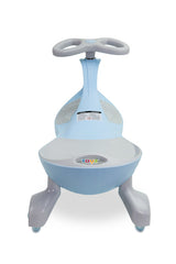 Детска Количка За Яздене И Бутане Wiggle Car Spinner Син Caretero Toyz