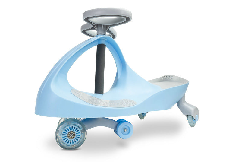 Детска Количка За Яздене И Бутане Wiggle Car Spinner Син Caretero Toyz