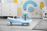 Детска Количка За Яздене И Бутане Wiggle Car Spinner Син Caretero Toyz