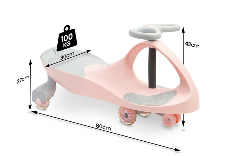 Caretero Toyz Wiggle Spinner autó, rózsaszín