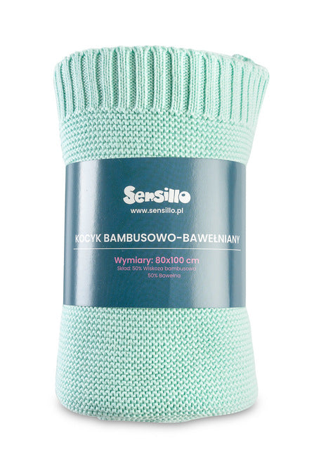 Одеяло От Бамбук И Памук Мента 100X80
