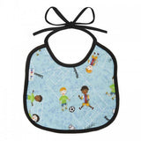 Лигавник С Връзки С Водоустойчив Слой (20 X 14 Cm) --- BebeMama