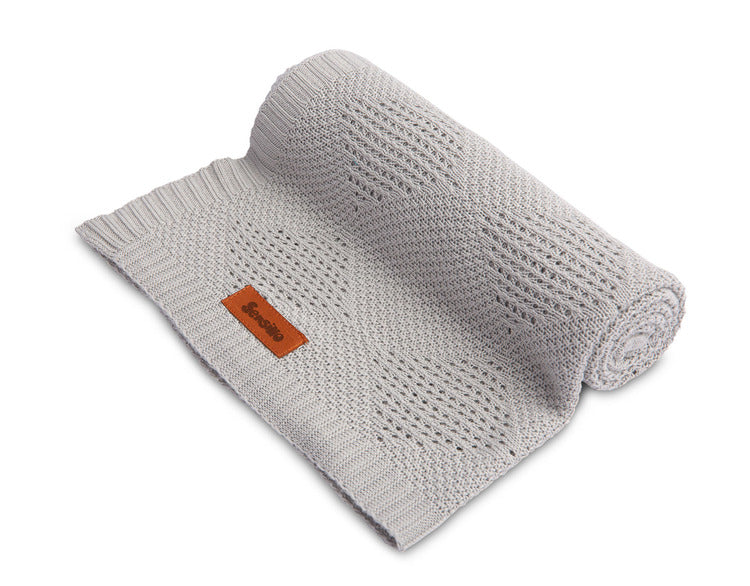 Бамбуково Одеяло – Сиво 100X80 --- BebeMama