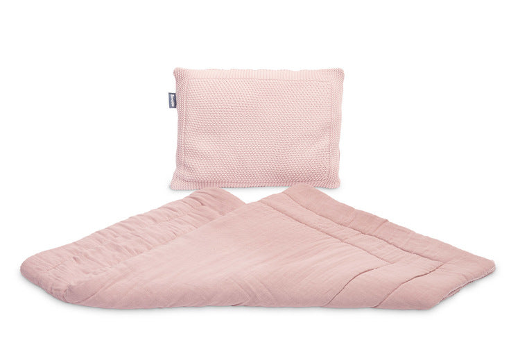 Set de muselină pentru pat sau cărucior roz