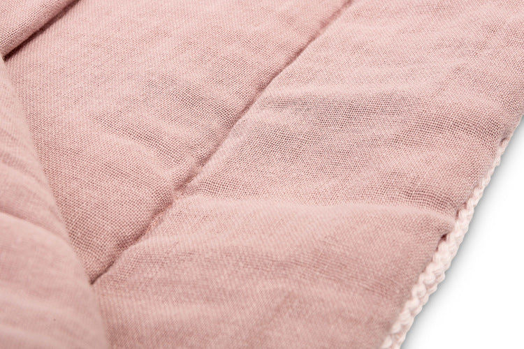 Set de muselină pentru pat sau cărucior roz