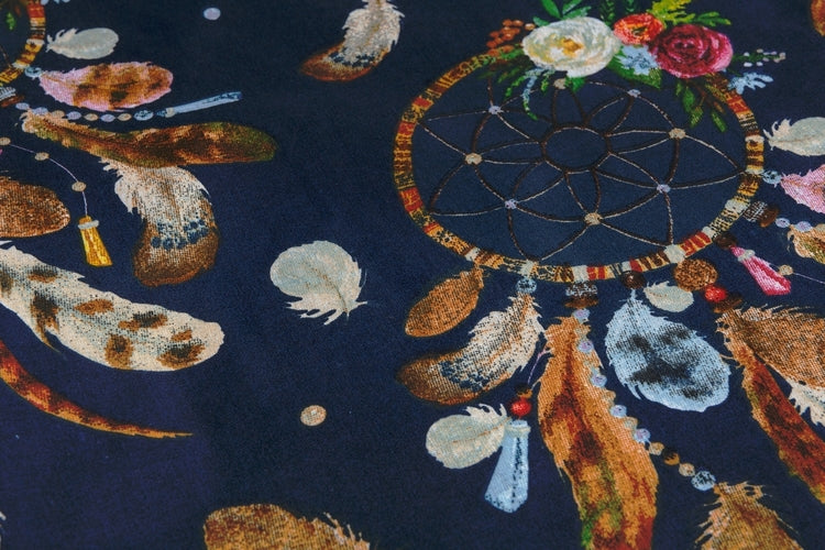 Калъфка За Възглавница За Хранене - Dreamcatchers Navy --- BebeMama