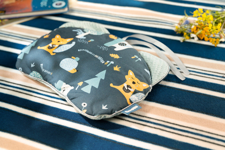 Възглавница За Количка– Waffle India Graphite --- BebeMama