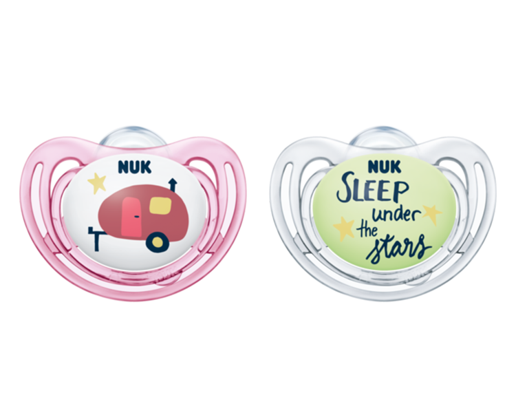 Силиконова Успокояваща Залъгалка Hello Adventure 0-6M 2 Бр. --- BebeMama