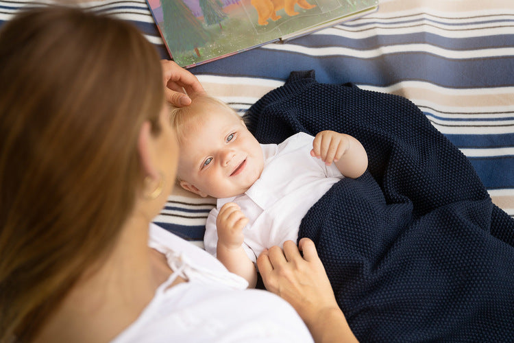 Плетено Одеяло – Розово 100X80 --- BebeMama