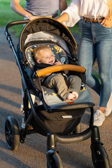 Подложка За Количка Waffle - Animal Land Grey --- BebeMama