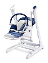 Scaun înalt și balansoar electric 2 în 1 Indigo Navy Caretero