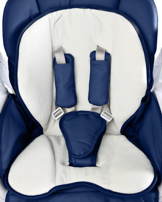 Scaun înalt și balansoar electric 2 în 1 Indigo Navy Caretero