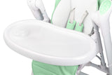 Scaun înalt și balansoar electric 2 în 1 Indigo Mint Caretero
