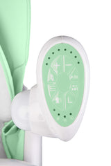 Scaun înalt și balansoar electric 2 în 1 Indigo Mint Caretero