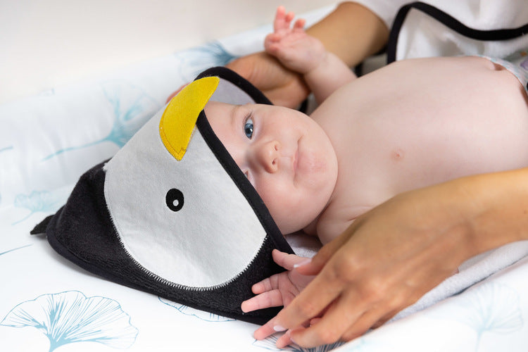 Мека Хавлия За Баня Water Friends – Бежов Морж --- BebeMama