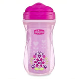 Cană termoizolantă 266 ml. Chicco Shiny Cup Girl
