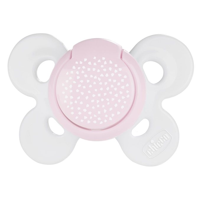 Suzetă din silicon Physio Comfort 0-6M 1 bucată roz