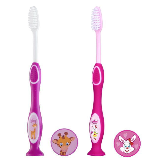 Четка За Зъби 36M + Розово / Виолетово --- BebeMama