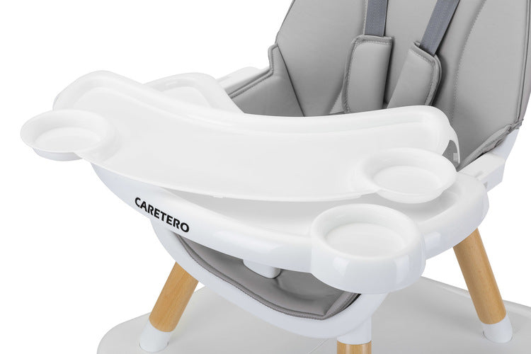 Столче За Хранене Tuva Grey Caretero --- BebeMama