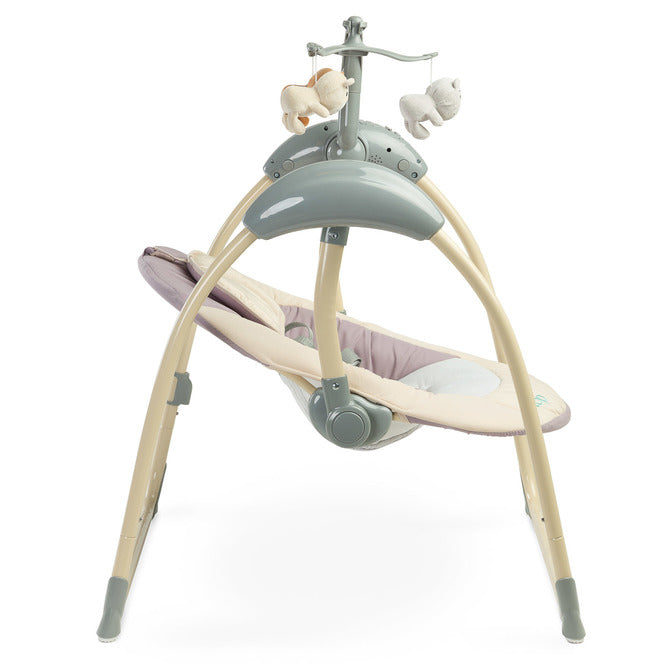 Balansoar electric cu buclă până la 12 kg, bej, Caretero