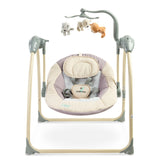 Balansoar electric cu buclă până la 12 kg, bej, Caretero