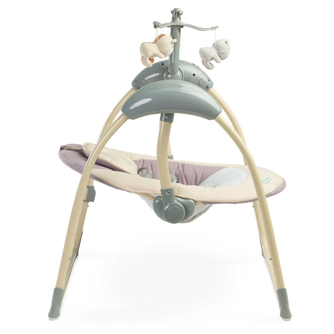 Balansoar electric cu buclă până la 12 kg, bej, Caretero
