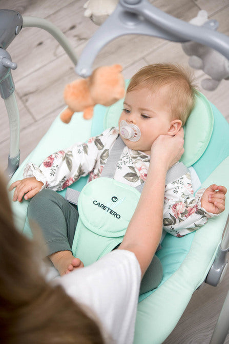 Електрическа люлка Loop до 12кг Beige Caretero --- BebeMama