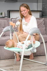 Електрическа люлка Loop до 12кг Beige Caretero --- BebeMama