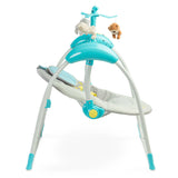 Balansoar electric cu buclă până la 12 kg, albastru, Caretero