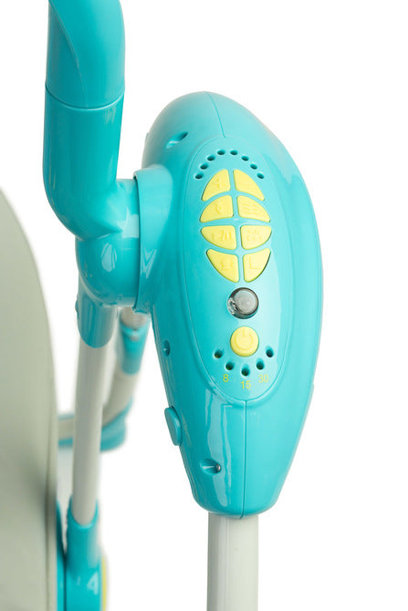 Balansoar electric cu buclă până la 12 kg, albastru, Caretero