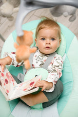 Balansoar electric cu buclă până la 12 kg, albastru, Caretero