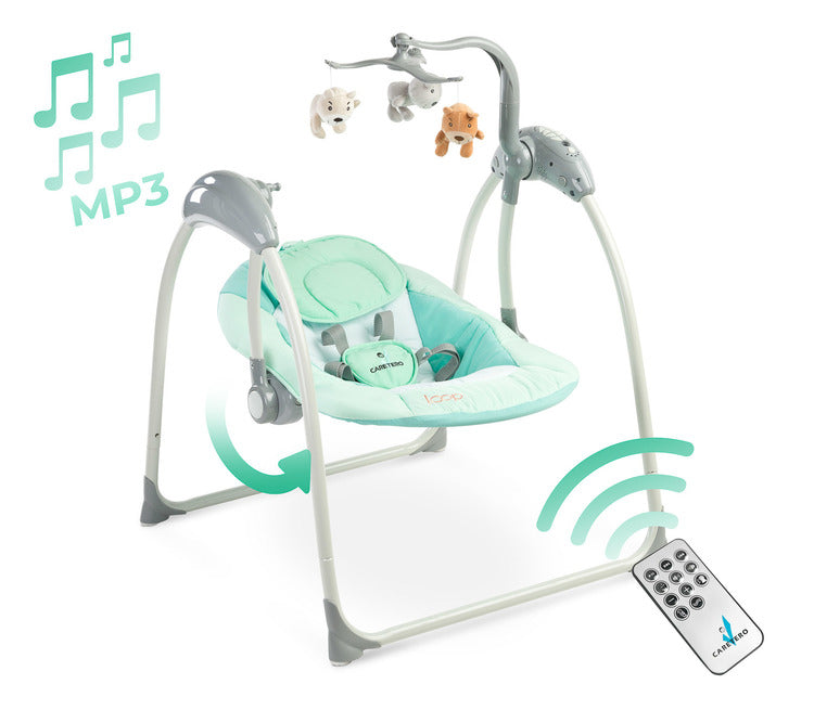 Balansoar electric cu buclă până la 12 kg Mint Caretero