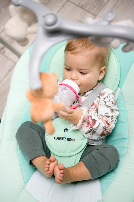 Balansoar electric cu buclă până la 12 kg Mint Caretero