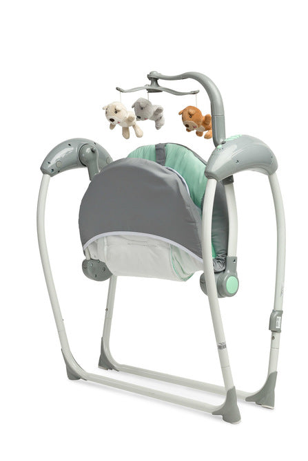 Електрическа Люлка Loop до 12кг Graphite Caretero --- BebeMama