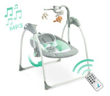 Електрическа Люлка Loop до 12кг Graphite Caretero --- BebeMama