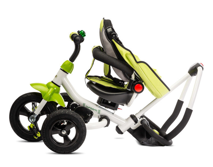 Триколка Wroom Зелен Caretero Toyz --- BebeMama