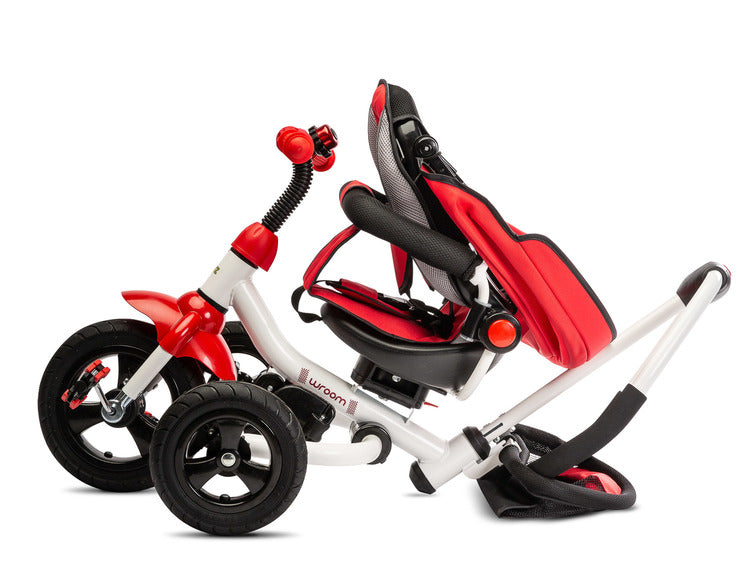 Триколка Wroom Червен Caretero Toyz
