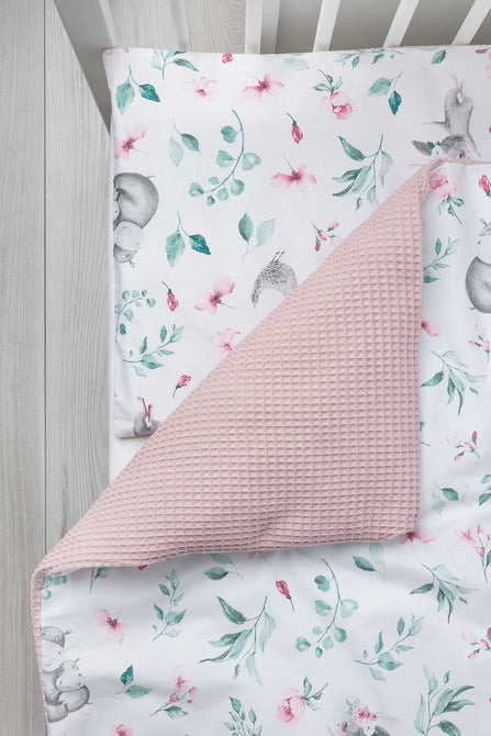 Спален Комплект 100Х135 Хипопотам - Розов --- BebeMama