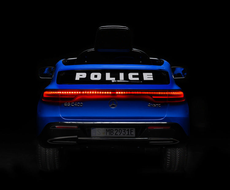 Акумулаторен Автомобил Mercedes Benz Eqc Police Син Caretero Toyz
